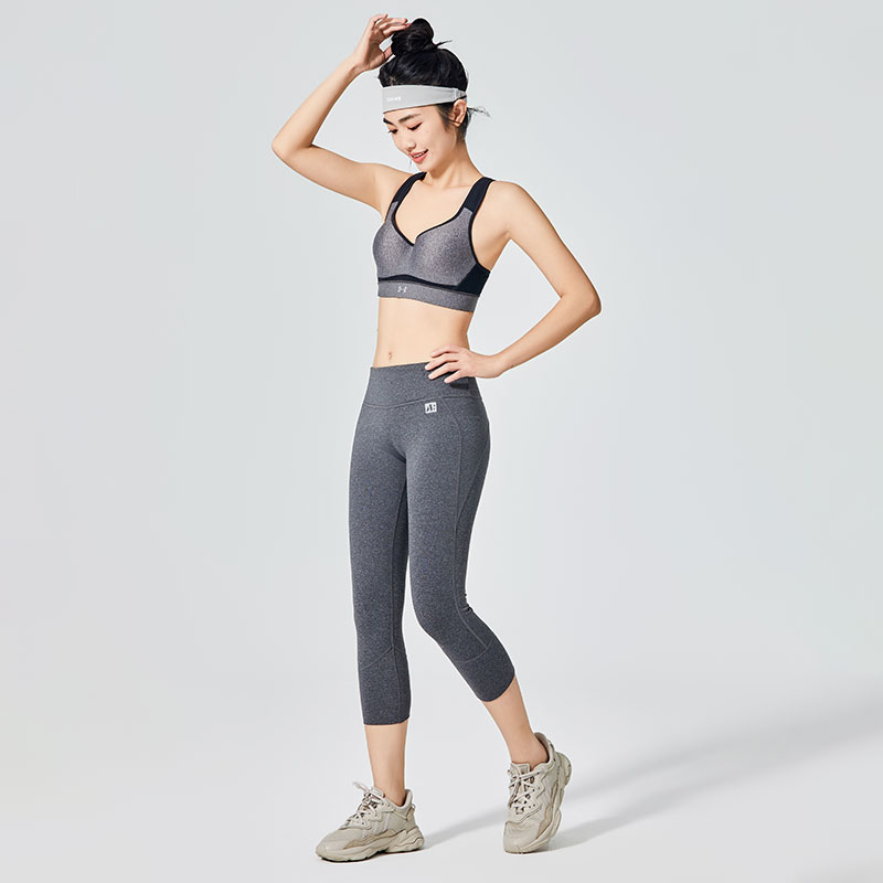 Dame Hemp Grå Sports Leggings